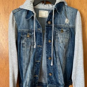 Forever21 - denim jacket w/ hood